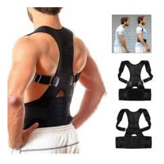 Corrector Postura New Real Doctors Dorso Lumbar Hombros Imán