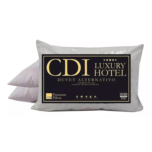 Almohada Premium Cdi Luxury Hotel King Size 50 X 90 Cm. Color Blanco
