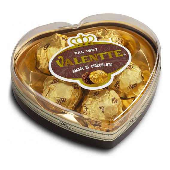 Pack De 6 Cajas De Bombones De Chocolate Valentte 5 Unid