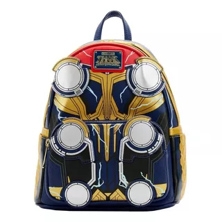Thor Love Loungefly Marvel Cosplay Mini Backpack Color Azul