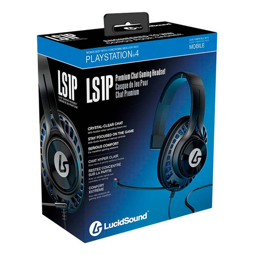Auricular Chat Headset Lucidsound Ps4 Ps5 Nsw Pc Mac Mobile Color Negro