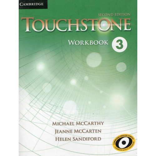 Touchstone 3 Workbook - Original -, De Michael Mccarthy., Vol. 3. Editorial Cambridge University Press, Tapa Blanda, Edición 2a. 2014 En Inglés