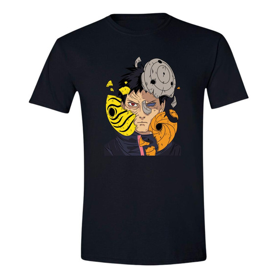 Playera Hombre Anime Naruto Obito Uchiha 000195n