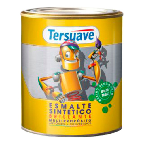 Esmalte Sintético Brillante Tersuave Aluminio 0.50 L - Mix