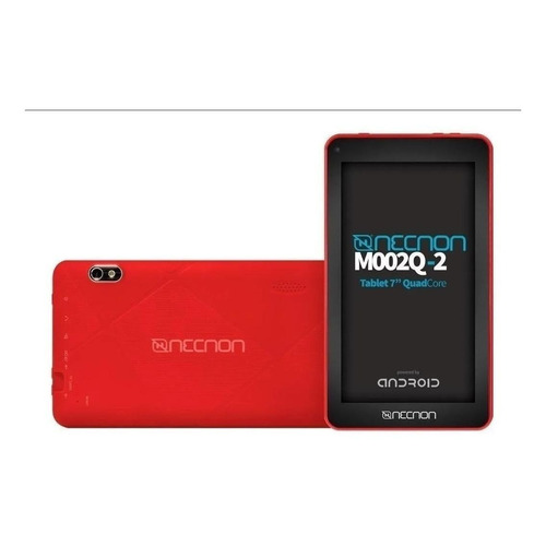 Tablet Necnon M002q-2 7  16gb Roja Con 2gb De Memoria Ram Color Rojo