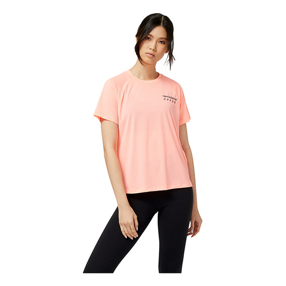 Remera New Balance Accelerate Pacer De Mujer - Wt31241gae