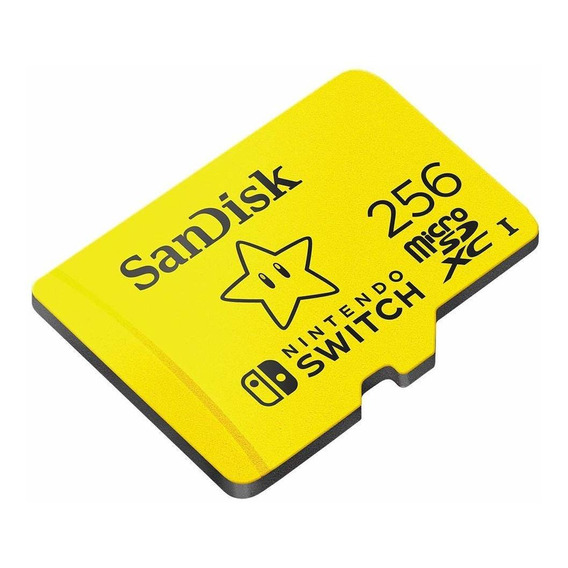 Memoria Micro Sd Nintendo Switch Uhs-i Sandisk Sdsqxao 256gb