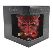 Caneca Formato 3d Resina Inox 250ml Hellboy