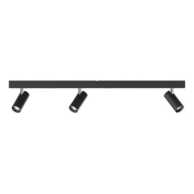 Plafon 6 Luces Led Nacho+eye Negro Base Rectangular 20376 Rd