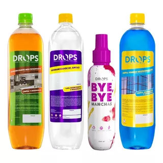 Drops - Super Kit De Limpieza Con 4 Productos
