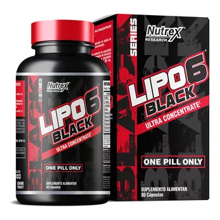 Quemador De Grasa Lipo 6 Black Nutrex® 60 Cáps. Sabor Sin Sabor