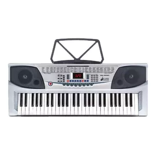 Teclado Musical Meike Mk-2083 54 Teclas Branco 9v