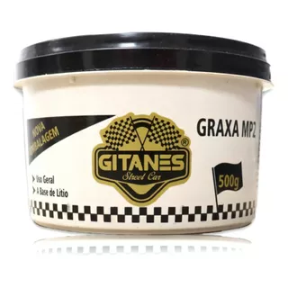 Graxa Mp2 Lítio Para Rolamentos E Uso Geral 500g Gitanes