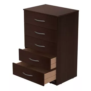 Comoda Chiffonier Cajonera 5 Cajon 91x59x39 Chocolate 56154 Color Chocolate - 56154