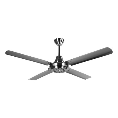 Ventilador De Techo Acero 4 Palas 5 Velocidades Garantía Tg 1.2 M N/a Metal