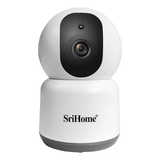 Cámara De Vigilancia Srihome Modelo Sh038 Seguridad Audio Bidireccional Color Blanco