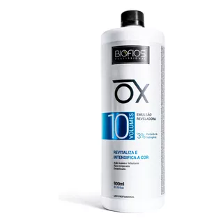 Ox 10 Volume Biofios Emulsão Reveladora Água Oxigenada 900ml