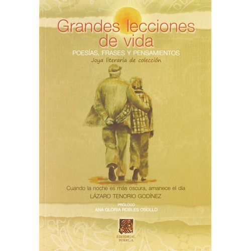 Grandes Lecciones De Vida Poesias Frases Y Pensamientos, De Tenorio Godínez, Lázaro. Editorial Porrúa México En Español