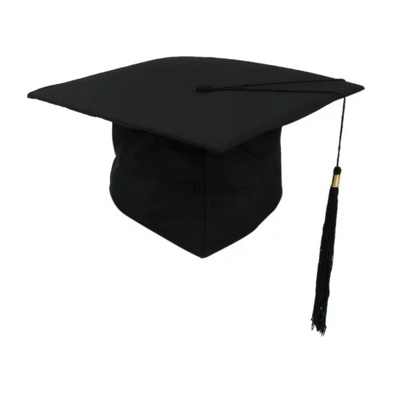 Birrete Graduación Sombrero De Graduación Con Borla Negra