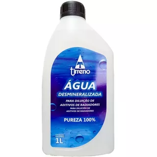 Água Desmineralizada Radiador Tirreno Pureza 100% 1 Litro