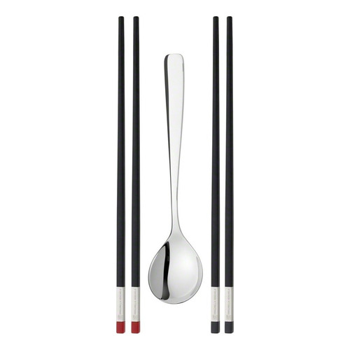 Juego De Palillos Ohashis Chinos Y Cuchara Zwilling Inox