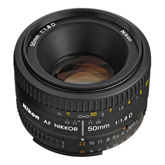 Lente Nikon Af 50mm 1.8d Reflex D5300 D3300 D3500 D3100 D5500 D7000 D7100 / Garantia / Factura A Y B / Envio Gratis 