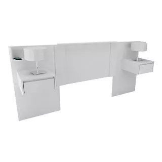 Respaldo De Cama Corsa 3006 300cm X 110cm Blanco