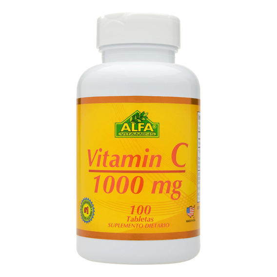 Alfa Vitamins Vitamin C 1000mg X 100 Tabletas