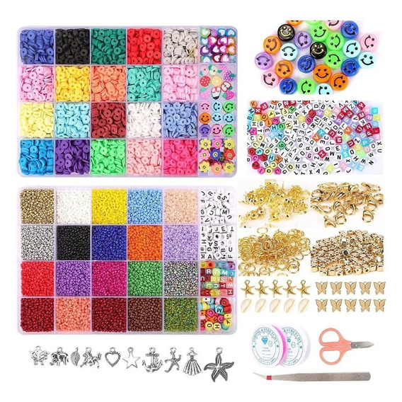 Juego De Cuentas Para Hacer Pulseras, Collares, 30000 Uds.