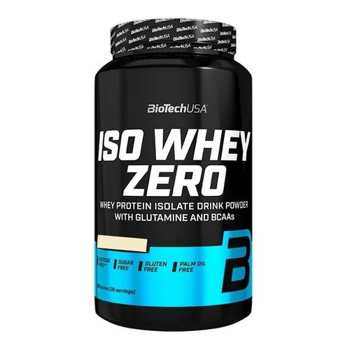 Suplemento en polvo Iso Whey Zero  Biotech Iso Whey Zero proteínas sabor chocolate blanco en pote de 908g