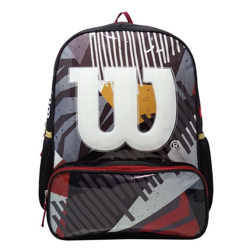 Mochila Urbana Wilson 65.010 Color Negro Diseño Liso 16l