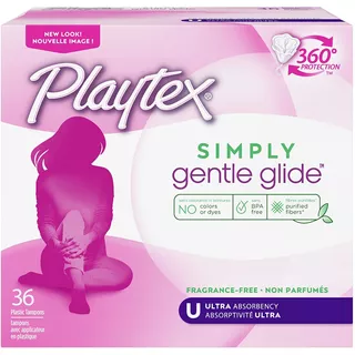 36 X Playtex Simply Glente Glide Tampones Ultra Absorbentes