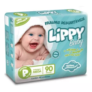Fralda Infantil Lippy Baby P/m/g/eg/xxg Atacado Tamanho Pequeno (p)