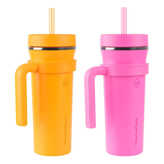 Thermoflask Termo De Acero Asa Removible Duopack 950ml 32oz