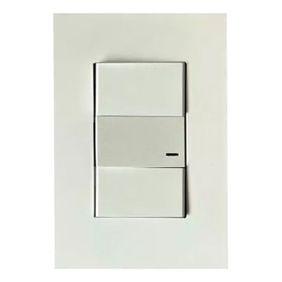 Tapa De Luz Jeluz Platinum 1 Tecla Punto Completo