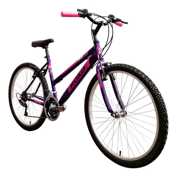 Bicicleta Mtb Dama Rodado 26 18v Marca Hoko