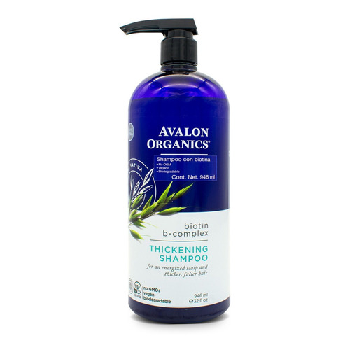Avalon Organics Shampoo Con Biotina 946ml
