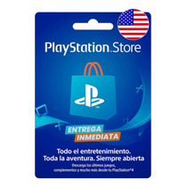 Tarjeta Playstation Store Psn Región Usa Gift Card Promoción