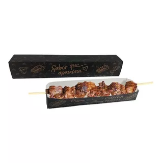 Embalagem Espetinho Churrasco Delivery 100unid - Al-g46 A