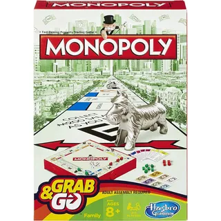 Monopoly Grab And Go Viajero Game Estrategia Edad 8