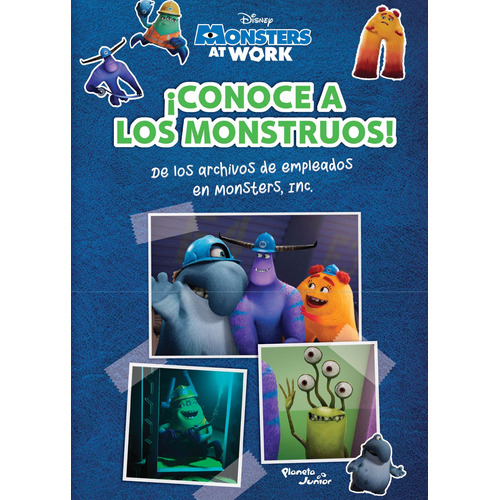 Monsters at Work. ¡Conoce a los monstruos!, de Disney. Serie Disney Editorial Planeta Infantil México, tapa blanda en español, 2022
