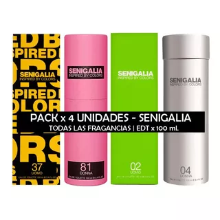 Perfumes Senigalia X 100 Ml Pack