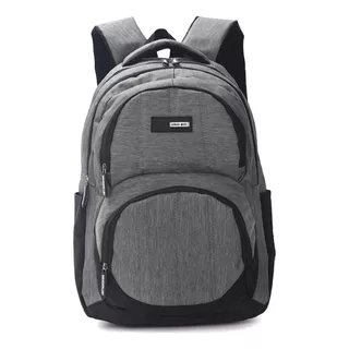 Mochila Espalda Wanderlust Urban Mode Portanotebook Gris 45c