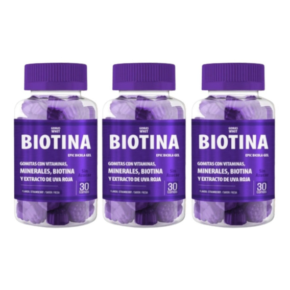 Gomitas De Biotina X3 + Regalo