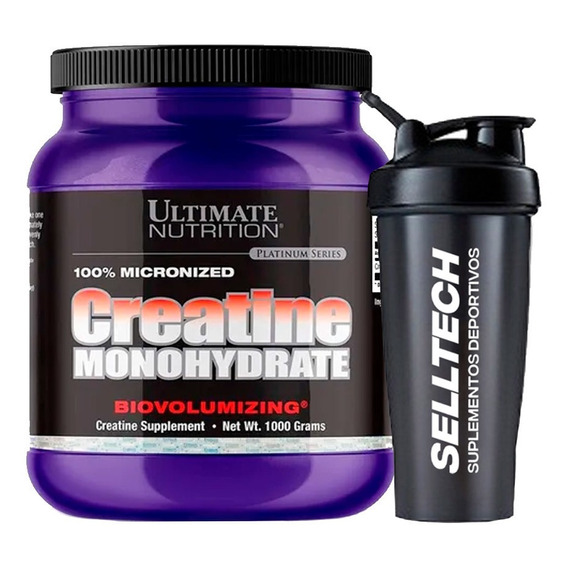 Creatina Monohidratada Ultimate Nutrition 1 Kg + Shaker