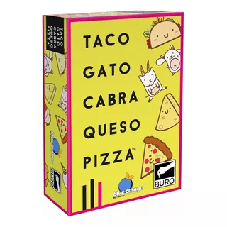 Taco Gato Cabra Queso Pizza Juego Cartas Buro Bureau Manias
