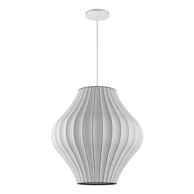 Lampara Colgante Alma 40cm Sustentable Diseño 3d Apto Led