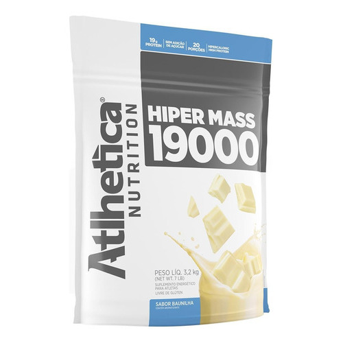 Hiper Mass 19000 7 Libras - Atlhetica Sabor Vainilla