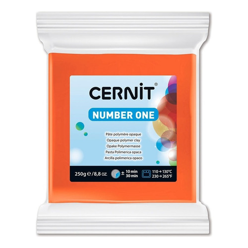 Cernit Number One Arcilla Polimérica 250 G Color A Elección Color Naranja