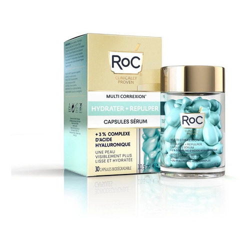 Roc Multi Correxion Hydrate + Plump Serum 30 Capsulas Tipo de piel Todo tipo de piel